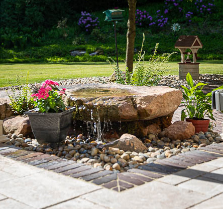 Authentic Homescapes bubbling Rocks